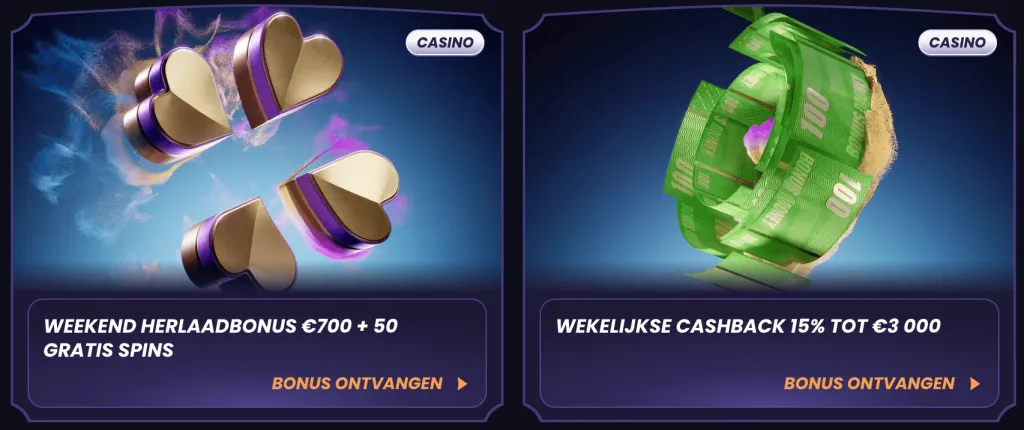 Speel royale promoties vrij bij Fun Bet Casino